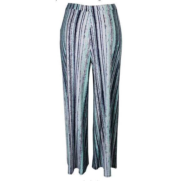 ๐HOST PICK๐NWOT BAR ||| STRIPED WIDE LEG PANTS - Picture 6 of 16